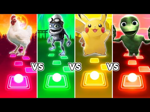 Chicken vs Crazy Frog vs Pikachu vs Alien Dance - Tiles Hop EDM Rush