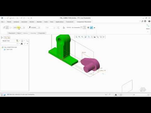 PIN Connection using PTC Creo