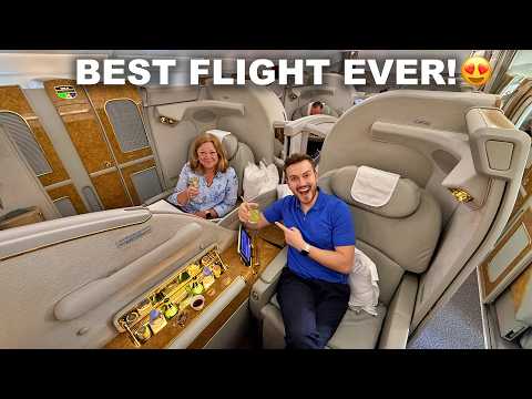 Surprising My Mom With Emirates First Class (HER FIRST TIME!)
