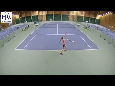 Karolina Novakova vs  Sara Hejtmanek   8 1 2017   18th Tennisline cup Milovice   TE16