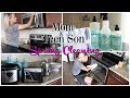 EXTREME KITCHEN DEEP CLEANING ROUTINE SPRING CLEANING MOM TEEN SON EDITION