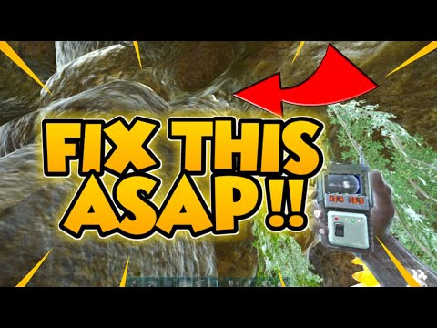 This mesh hole NEEDS to be FIXED ASAP! Crystal Isles ARK Survival Evolved