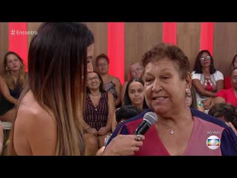 Encontro com Fátima Bernardes 08/03/2019 - Dona Maria Ilza conta como superou um casamento violento