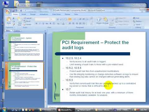PCI and FileSure - Protecting the audit logs