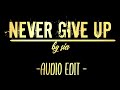 Never Give Up -Audio edit- *TYPOGRAPHY TEST*