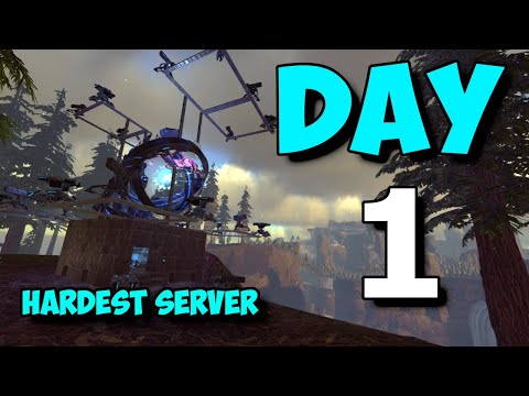 How my 60,000 Hour Tribe Starts On The HARDEST ARK PvP Server | MESA Day 1