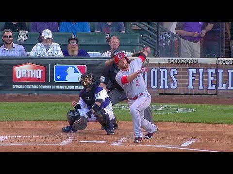 CIN@COL: Cozart belts his seventh homer of the season