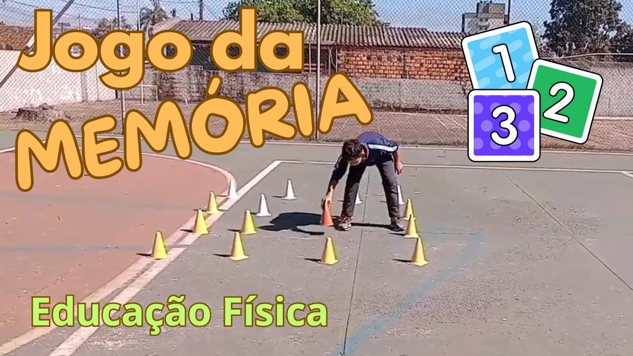 ✔JOGO DIVERTIDO PARA A QUADRA OU A SALA - JOGO DA MEMÓRIA - EDUCAÇÃO FÍSICA