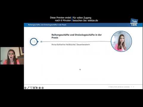 Reihengeschäfte u  Dreiecksgeschäfte in der Praxis