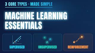 Machine Learning Essentials in 2 hrs|  Supervised, Unsupervised & Reinforcement Learning Made Simple
