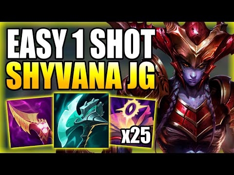 1 SHOT EVERYONE WITH AP SHYVANA JUNGLE & EASILY CARRY THE GAME! - Best Build/Runes League of Legends