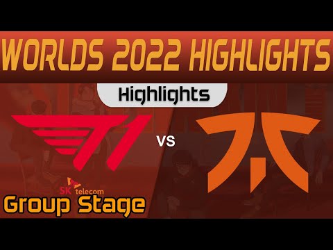 T1 vs FNC Highlights Group Stage Worlds 2022 T1 vs Fnatic by Onivia
