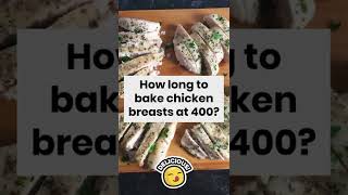 How long to bake chicken breasts at 400? #shorts