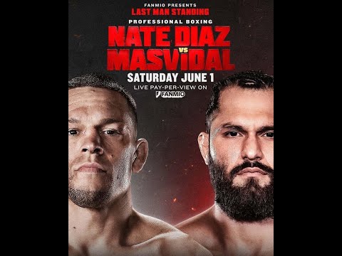 Nate Diaz vs  Jorge Masvidal boxing full fight