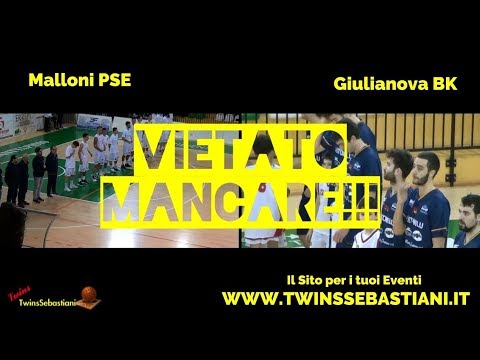 Tutti al Palas!!! MALLONI PSE vs GIULIANOVA BK 85 10/12/2017 - Serie B