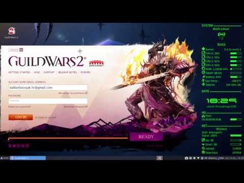 Guild Wars 2 - ArcoLinux - High settings and Big Game #3