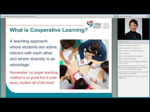 30 September 2016 Cooperative Learning Principles Into Practice