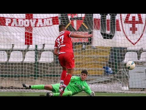 Serie C: Pro Vercelli-Padova 1-0 - CLAMOROSO ERRORE DI DE MARCHI!! COMI STENDE I BIANCOSCUDATI!!