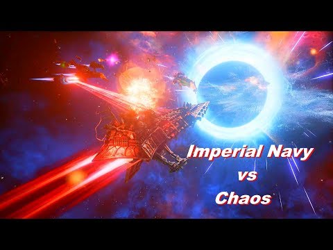 Imperial Navy vs Chaos! Rank 186, Heroic Difficulty, 1500 Points - Battlefleet Gothic Armada