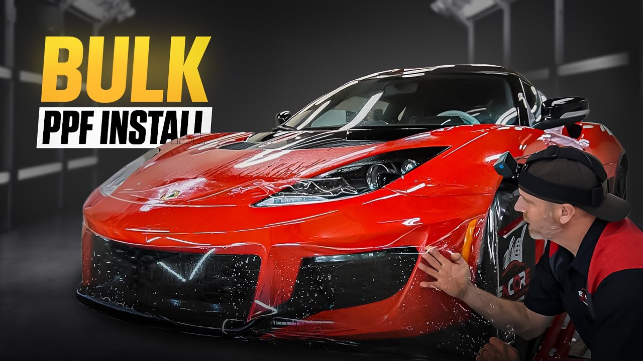 Learn How to Bulk Install PPF on a Front Bumper: Lotus Evora