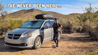 I Found a Breathtaking Desert Camp I've Never Seen After Rebuilding My Van Life Setup 🌵