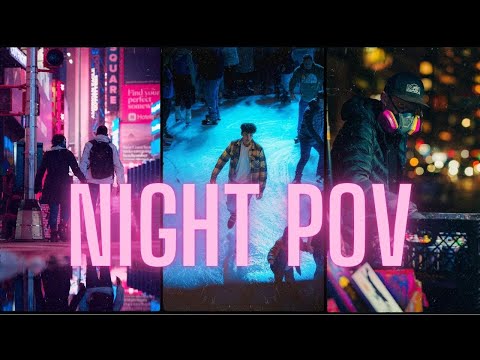 40 Mins of CHILL New York City Night POV Street Photography [No Commentary] | Sony A7IV & 85mm GM