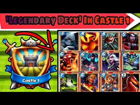 Trolling Opponents in Castle-1 with all legendaries in one deck | Castle Crush