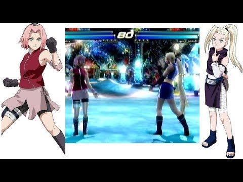 07  Sakura Alisa y Ino Lili  vs Ino Lili y Sakura Asuka - Tekken Tag Tournament 2 PS3  Uchiha x24
