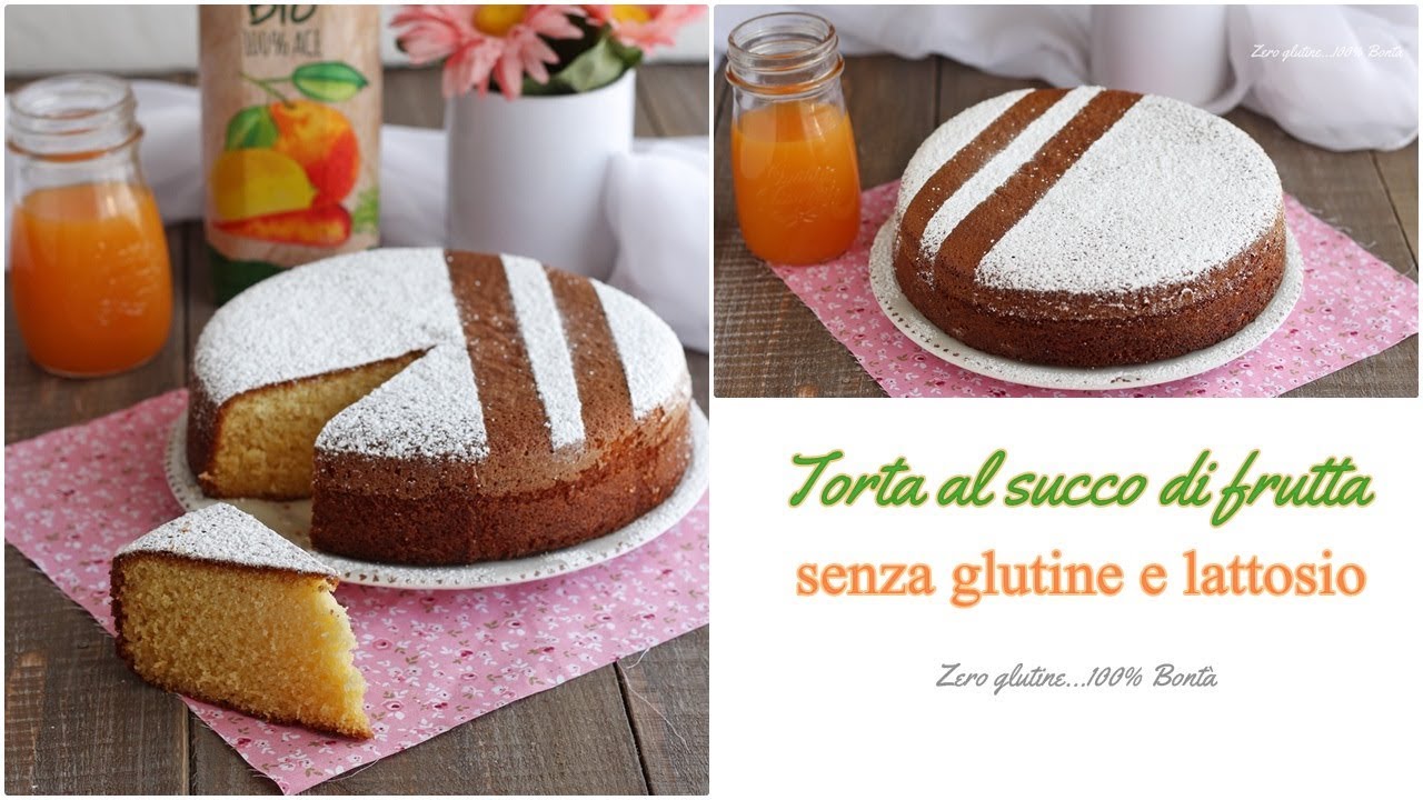 Torta al succo di frutta Ace, senza glutine e lattosio