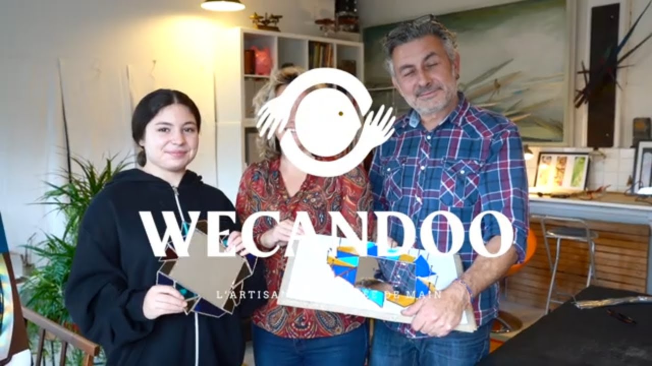 Initiez-vous à l'art du vitrail Tiffany à Milly-la-Forêt - Vidéo