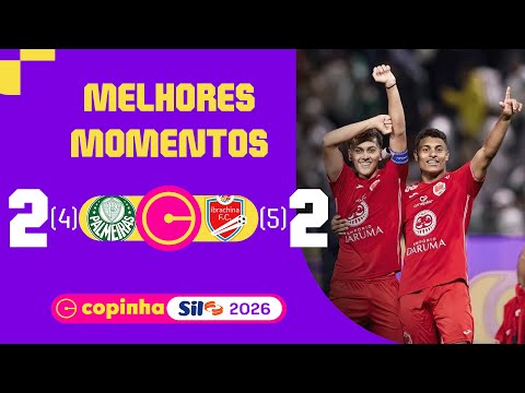 Gols e lances de Palmeiras x Ibrachina