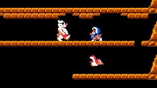Ice Climber (Famicom Disk System, 1988) – Survival Session Single Player 🏔🔨🦅
