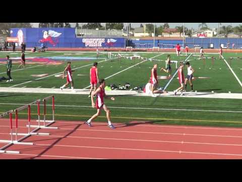 VarB Shuttle Hurdle at Griffin Relays 3-3-17 Los Alamitos Boys