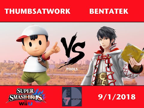 YQR#7 Smash 4 Pools - Thumbsatwork (Ness, Greninja) vs Bentatek (Robin)