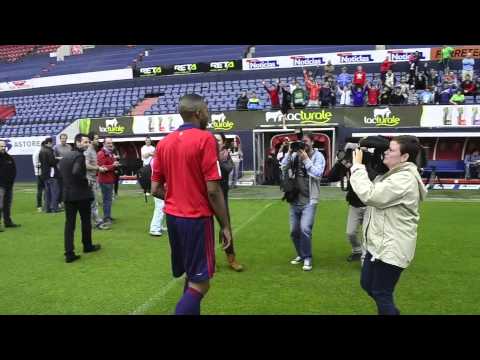 Presentación de Jordan Lotiés en Osasuna