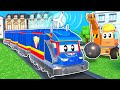 Super Train Produces Electricity Truck Videos For Kids Super Truck