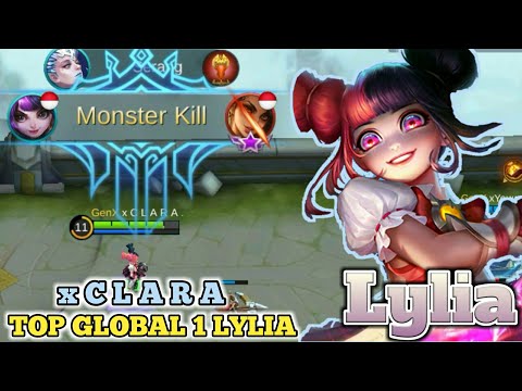 Lylia Gameplay Burst Damage! Top Global 1 Lylia By x C L A R A | S13 | Mobile Legends : Bang Bang!