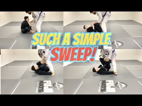 The EASIEST and BEST Sweep From Butterfly Guard
