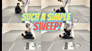 The EASIEST and BEST Sweep From Butterfly Guard