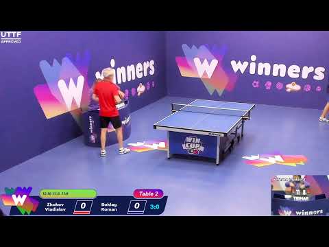 WINners CUP table 2  19.09 Zhukov Vladislav - Boklag Roman  19:30