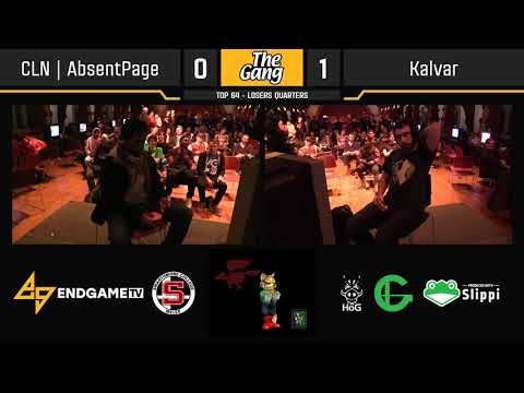 The Gang Steals The Script - CLN | AbsentPage (Fox) vs Kalvar (Marth) - Losers Quarters