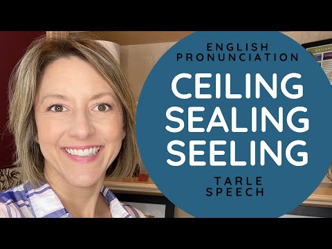 如何給CEILING, SEALING & SEELING發音 - 美國英語同音字發音課程 (How to Pronounce CEILING, SEALING & SEELING - American English Homophone Pronunciation Lesson)