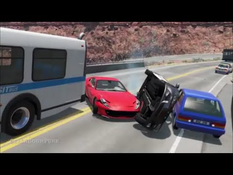 Epic Beamng Drive Highway Police Chase on Gellmilson | Crazy Police Chases on Gellmilson