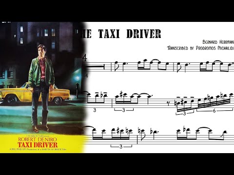 Taxi Driver Theme (REWORKED) - Alto Sax Transcription