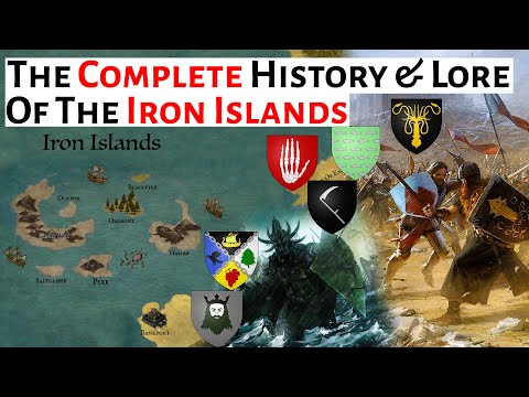 The Full History & Lore Of The Iron Island and It's Houses | Game Of Thrones / House Of The Dragon