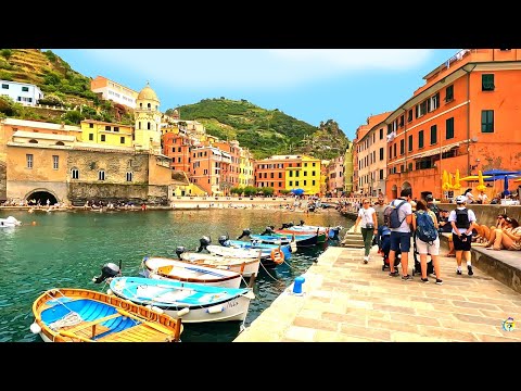 Italy 🇮🇹Cinque Terre Vernazza, Manarola & Positano walking Tour