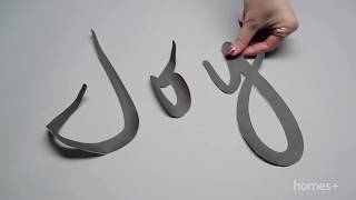 DIY Foam Core Words