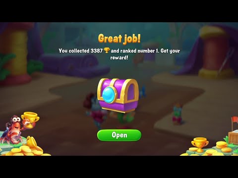 @Fishdom Team Tournament 2nd Rank and Road to Treasure 1st Rank. Got Many Rewards.