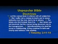 Unpopular Bible Doctrines #7: God Condemns ...