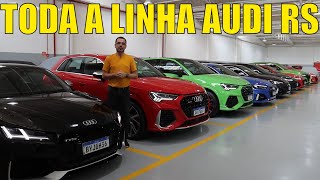 Toda linha Audi RS no Brasil